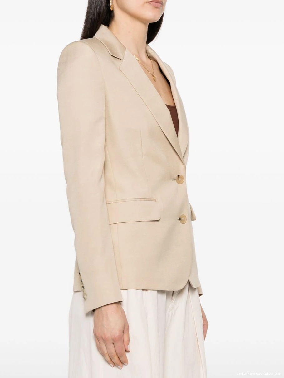 Cheap Iconic Stella McCartney blazer notched-lapels Women 0328